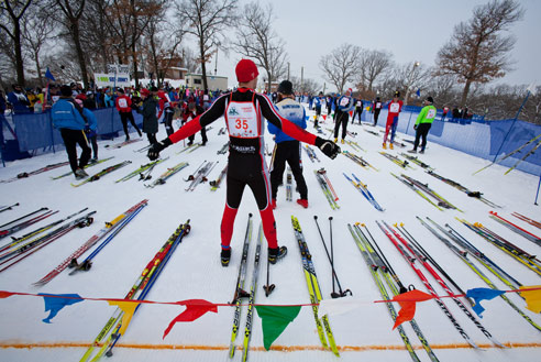 City of Lakes Loppet Classic Start (by David Owen)